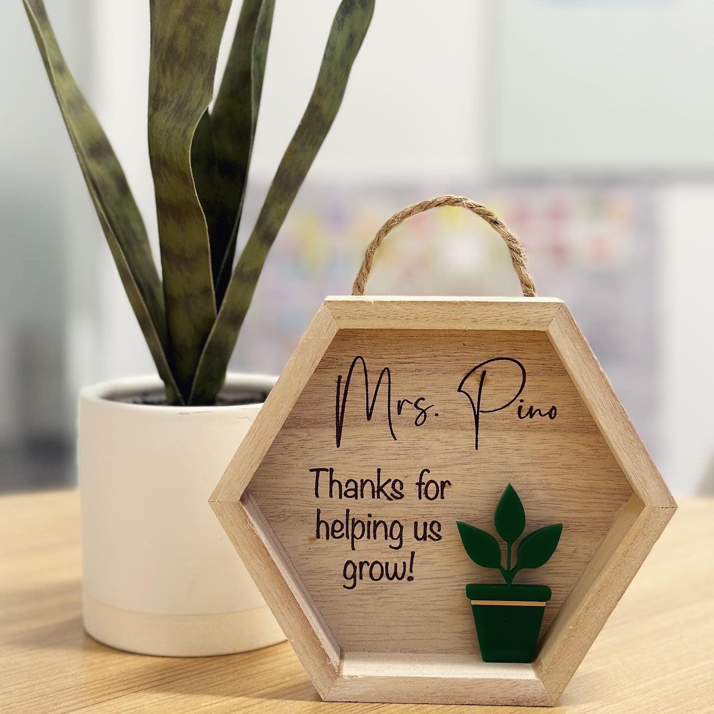 Personalized Teacher Shadow Box | Teacher Appreciation Gift | Wooden Shadow Box | End Of year Gift | Unique Teacher Thank You | Custom Gift