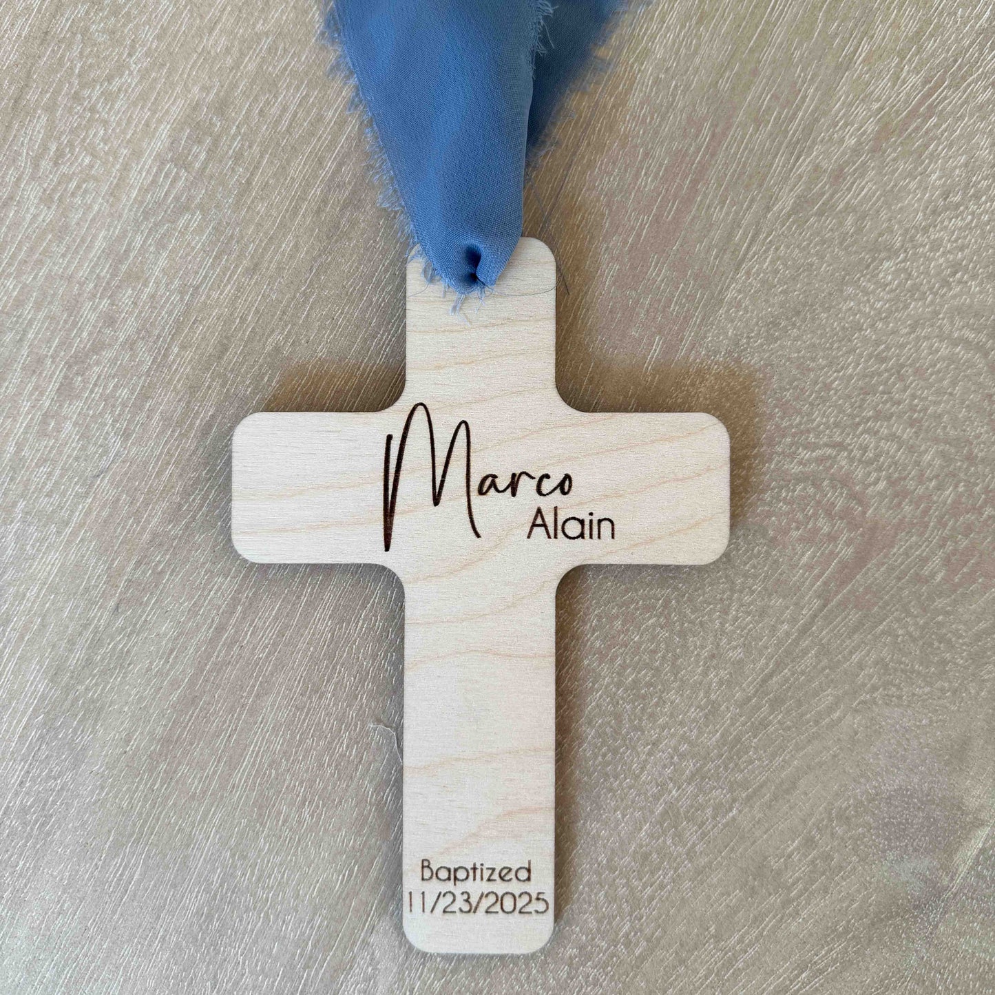 Personalized Baptism or First Communion Favor Cross